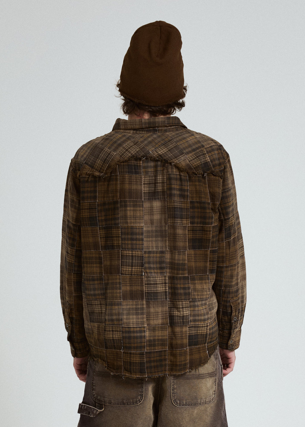 Patchwork Midwestern Shirt - Muddy Mirage