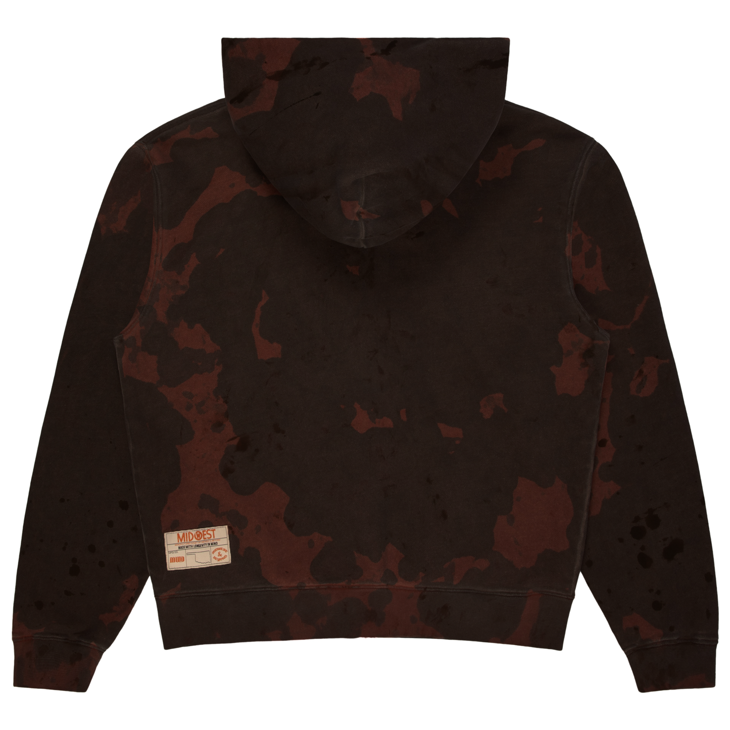 RED ROCK CAMO OIL WASHED HOODIE