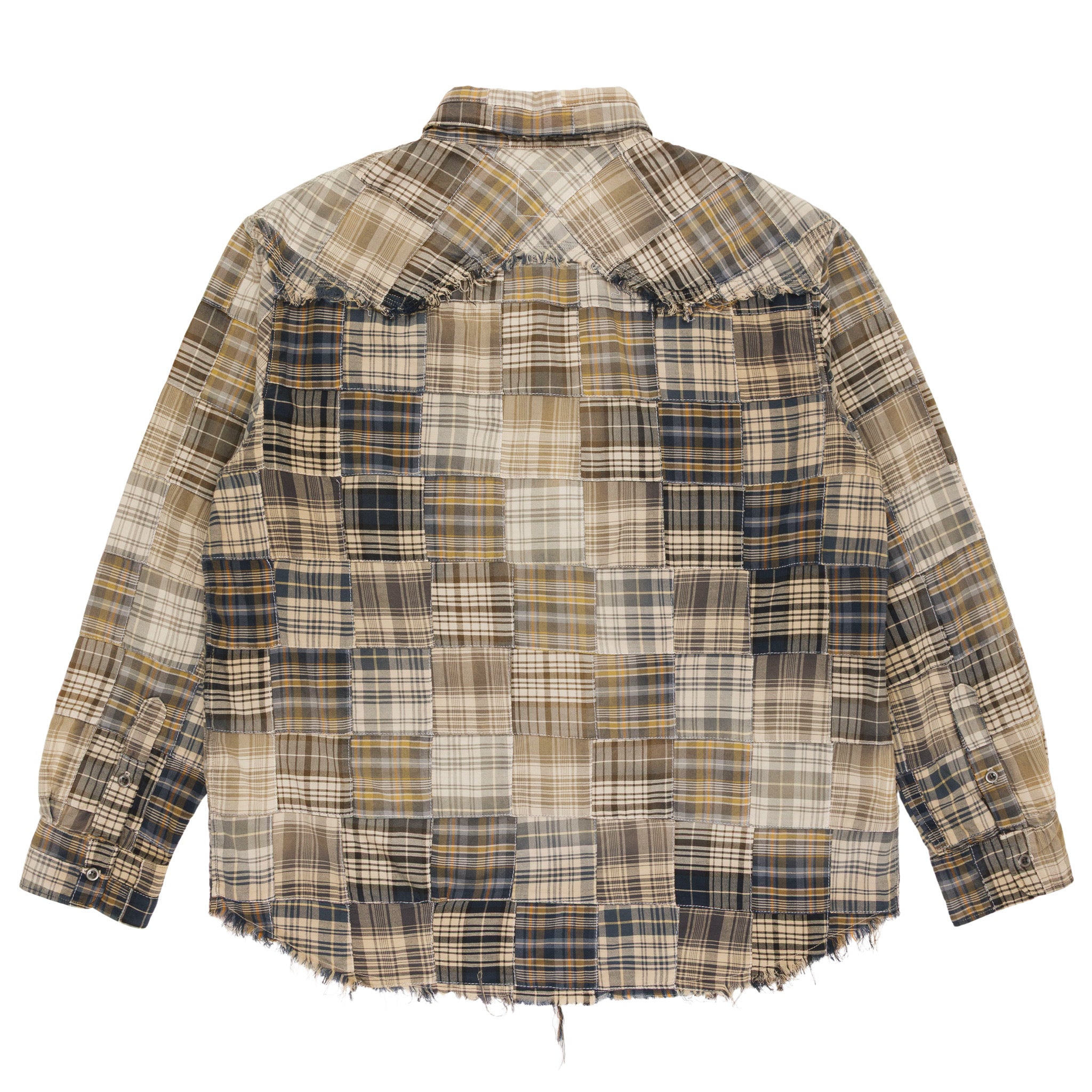 Patchwork Midwestern Shirt - Sunburnt Patina
