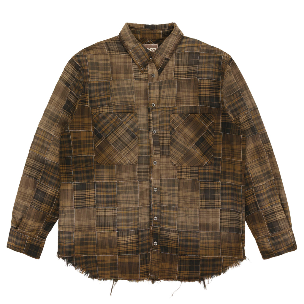 Patchwork Midwestern Shirt - Muddy Mirage