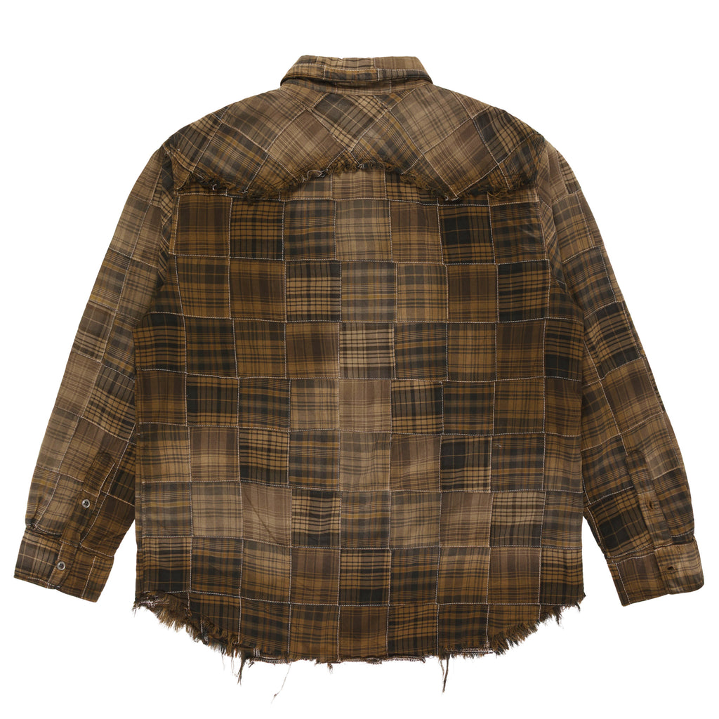 Patchwork Midwestern Shirt - Muddy Mirage