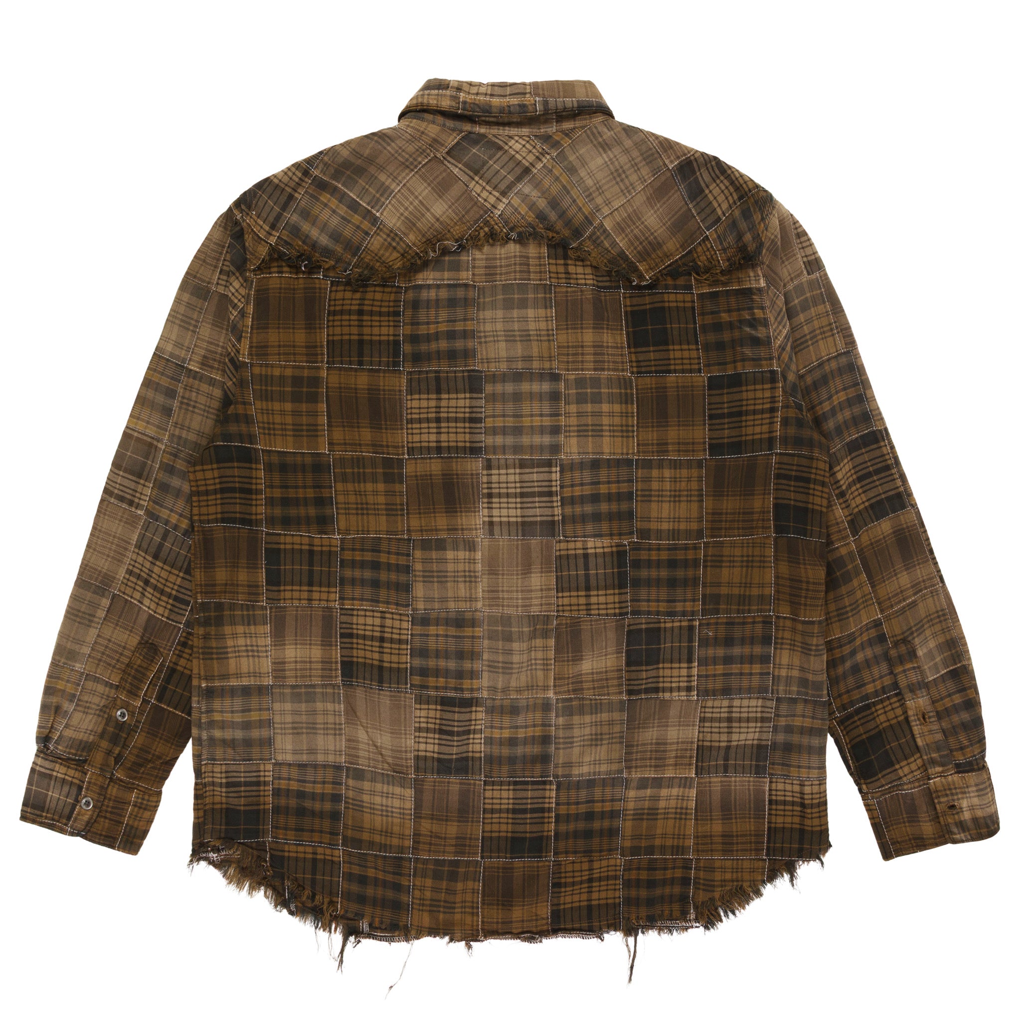 Patchwork Midwestern Shirt - Muddy Mirage