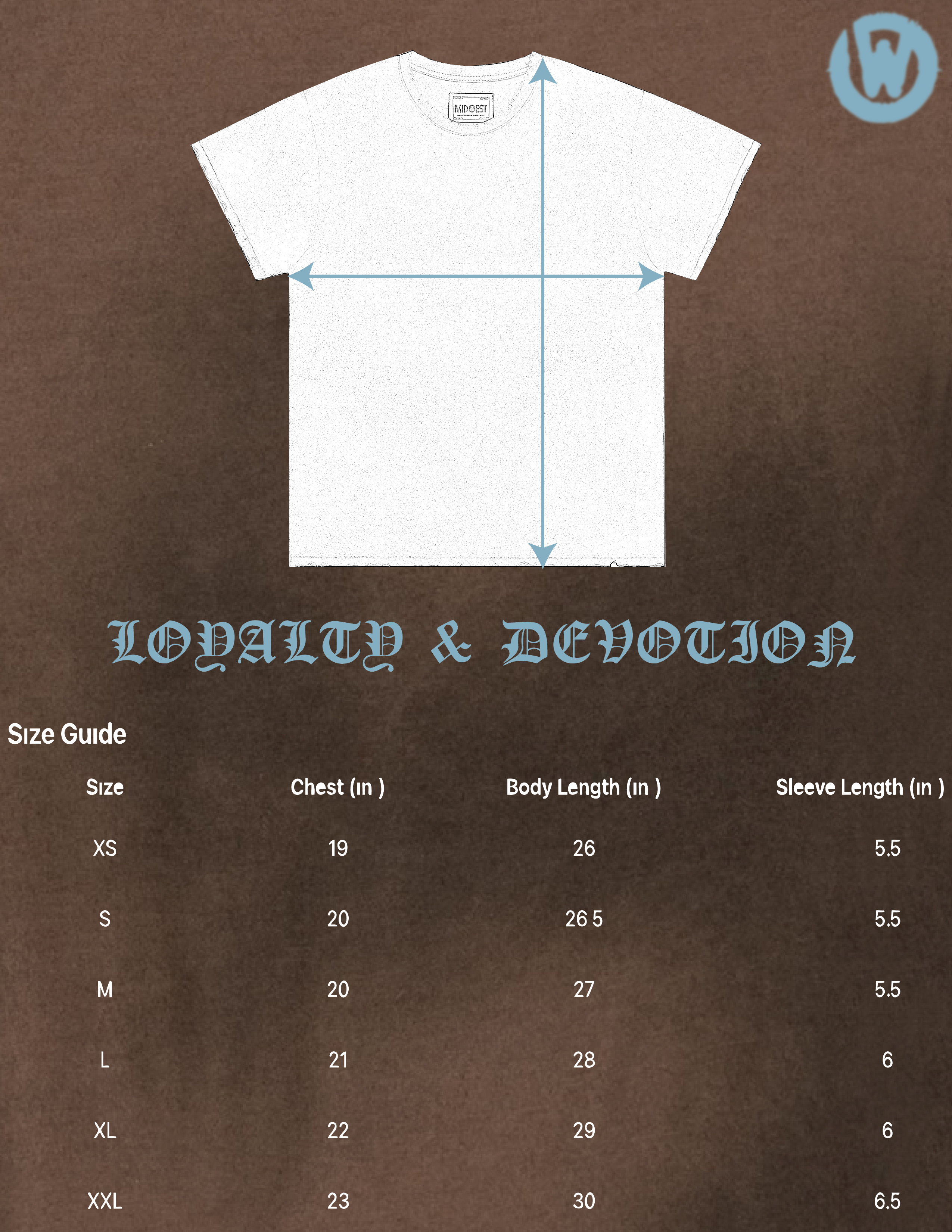 Loyalty & Devotion Crest Tee